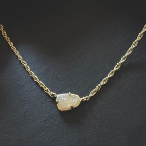 KENDRA SCOTT • ‘Hayden’ Necklace Iridescent Drusy